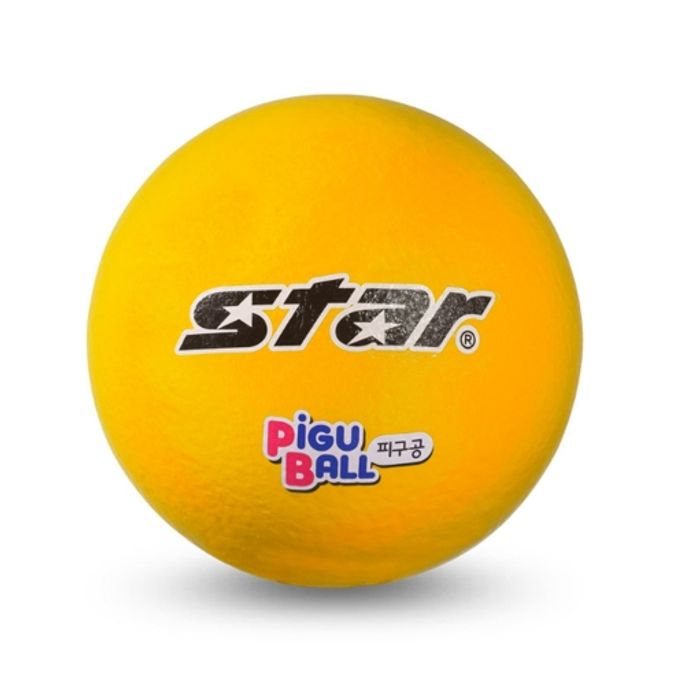 스타 레크레이션 피구공 4호 CB854-05 노랑 운동용품 (1개입)
