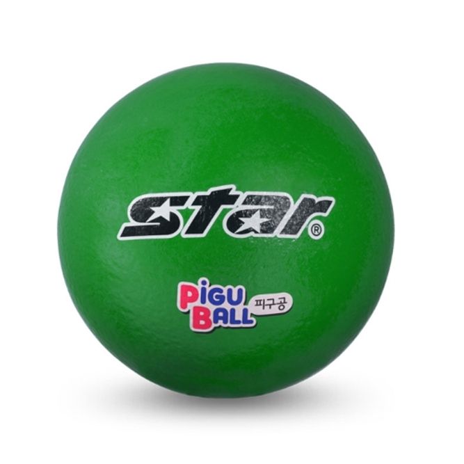 스타 레크레이션 피구공 4호 CB854-06 초록 운동용품 (1개입)