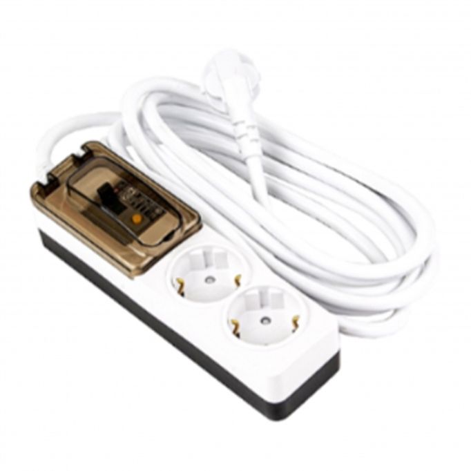 (명경) 멀티탭 고용량 누전방지형 2구 1.5M (1개입)