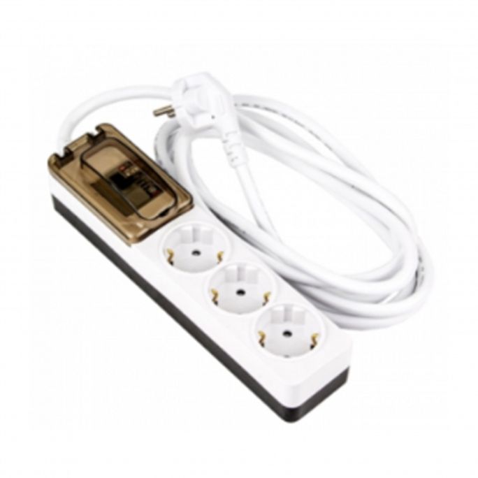 (명경) 멀티탭 고용량 배선차단형 3구 3M (1개입)