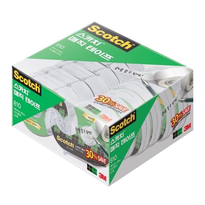 3M 스카치 매직테이프 디스펜서 810D-1218x30 / 세이빙팩
