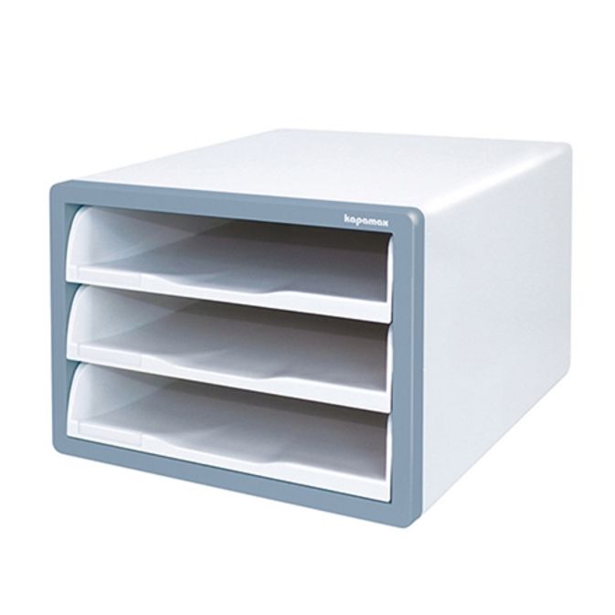 카파맥스 오픈형 서류함 3단 민트 / 299x359x214mm (1개입)