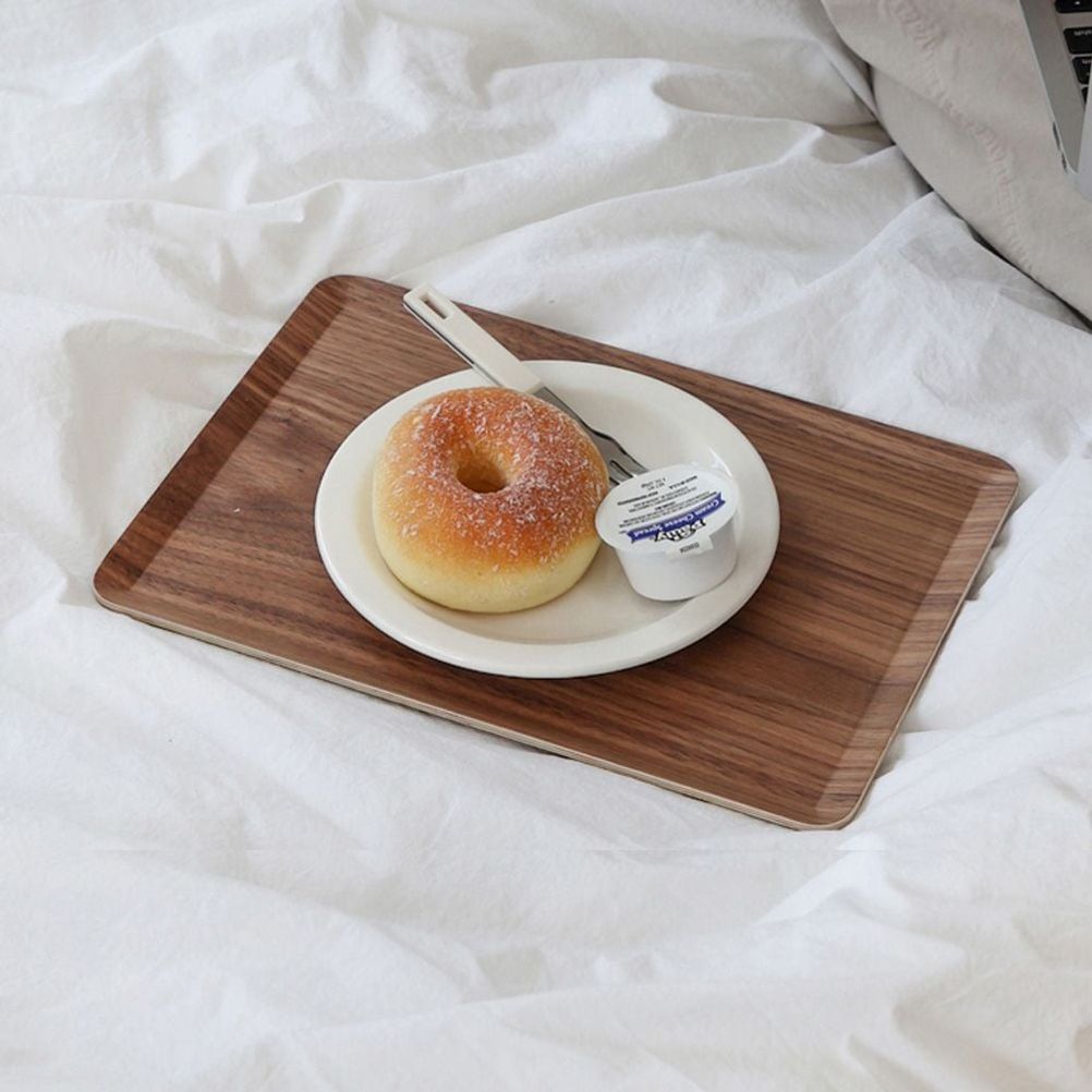 플레이트 원목 쟁반 중형 월넛