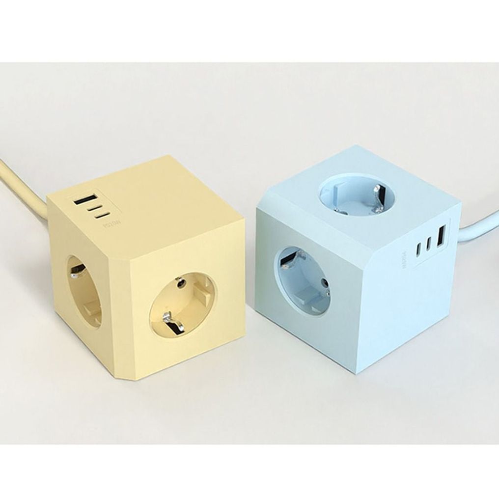 번개표 큐브 멀티탭 전선형1.8m