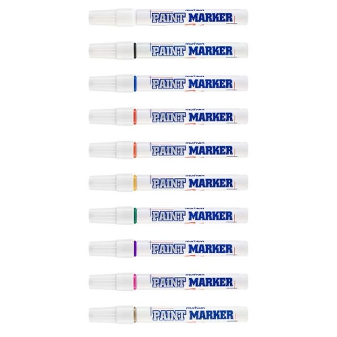 문화연필 페인트마카 은색 (1개입)