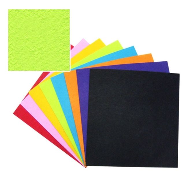 대원 부직포 4절 MN-64 밝은연두색 / 44x44 (1개입)