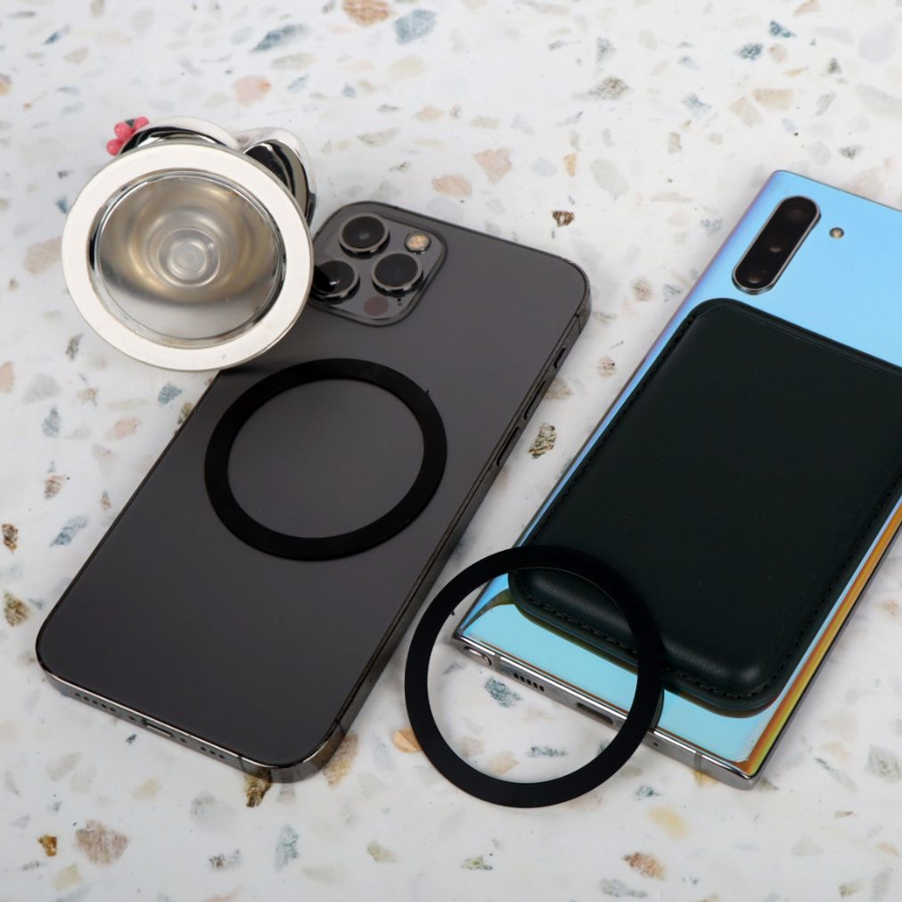 호환용 마그네틱링 철판 스티커 블랙