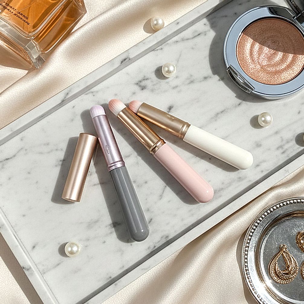 휴대하기 좋은 케이스포함 외출 수정화장 립브러시