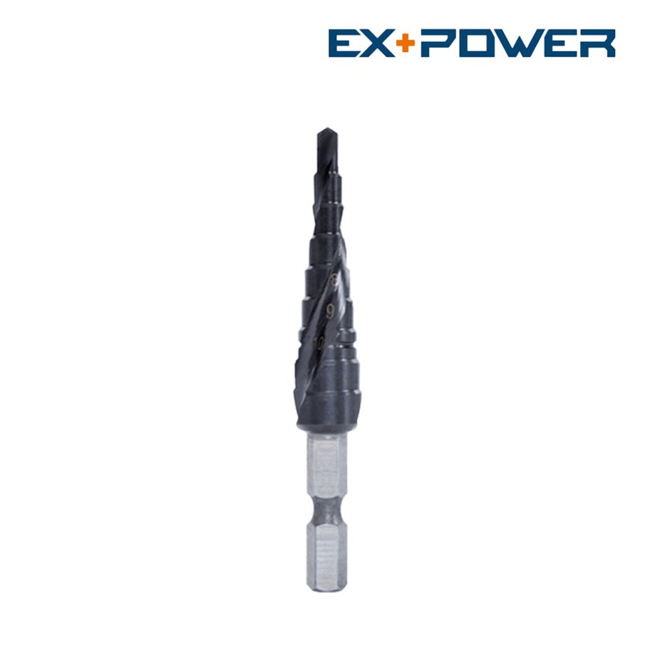 탭기리 홀가공 홀쏘 헤리컬 2날 9단 2M 4-12mm 스텝드릴