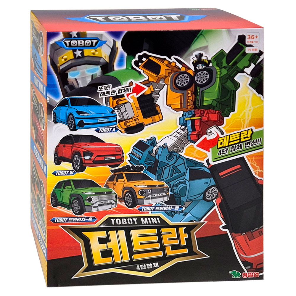 또봇 미니 테트란 영실업 자동차 변신 로봇 로보트 어린이 장난감 완구 선물