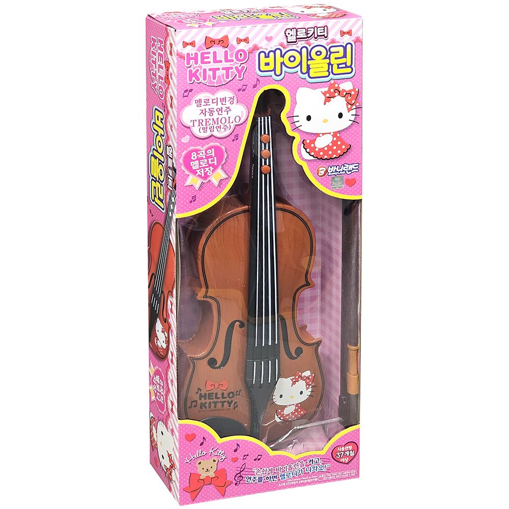 바니랜드 헬로키티 바이올린 어린이 멜로디 장난감 놀이 선물