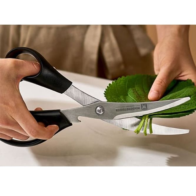 바겐슈타이거 주방 가위 고기 육류 야채 커터 오프너 커브 가위 2in1