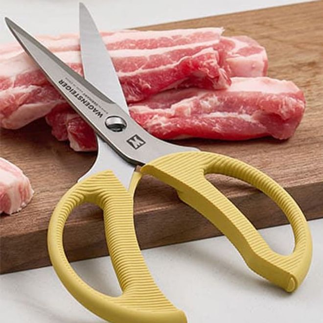 바겐슈타이거 주방 가위 고기 육류 야채 커터 분리형 가위 옐로우