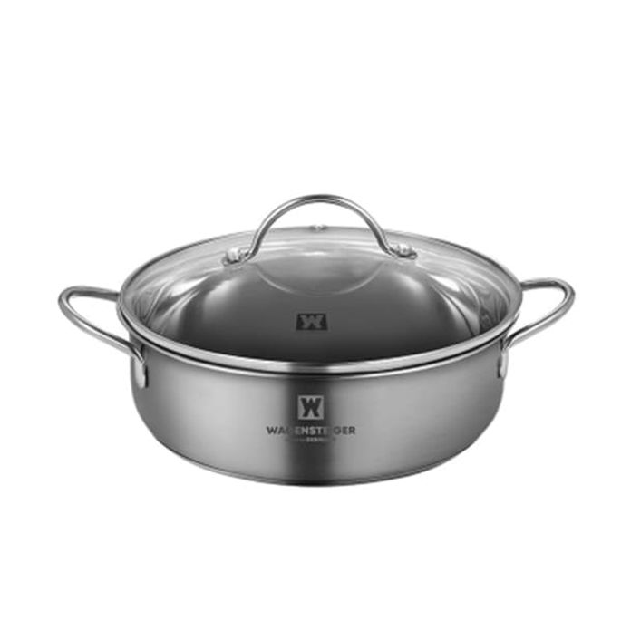 바겐슈타이거 스텐냄비 이유식 라면 인덕션 미니 편수 냄비 18cm