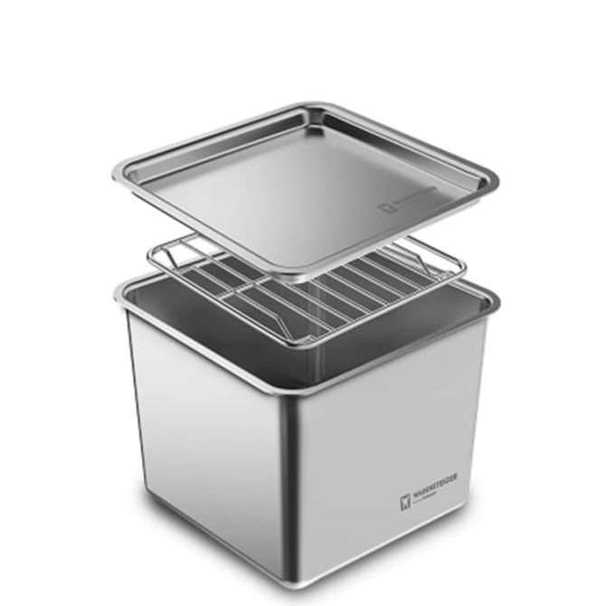 바겐슈타이거 스텐 반찬통 냉장고 보관 용기 주방 밧드 깊은형 중 1500ml