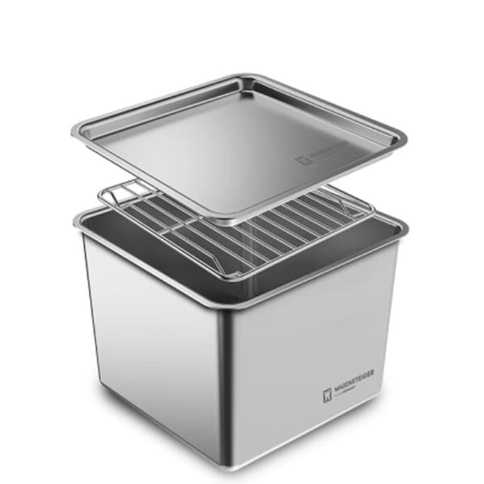 바겐슈타이거 스텐 반찬통 냉장고 보관 용기 주방 밧드 깊은형 대 2200ml