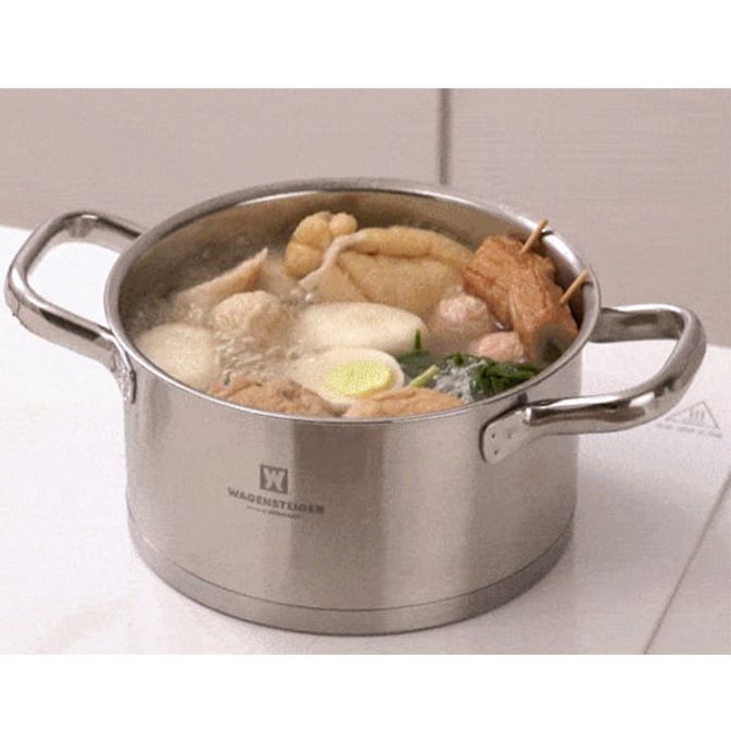 바겐슈타이거 스텐 냄비 IH 인덕션 이유식 라면 요리 편수 냄비 20cm