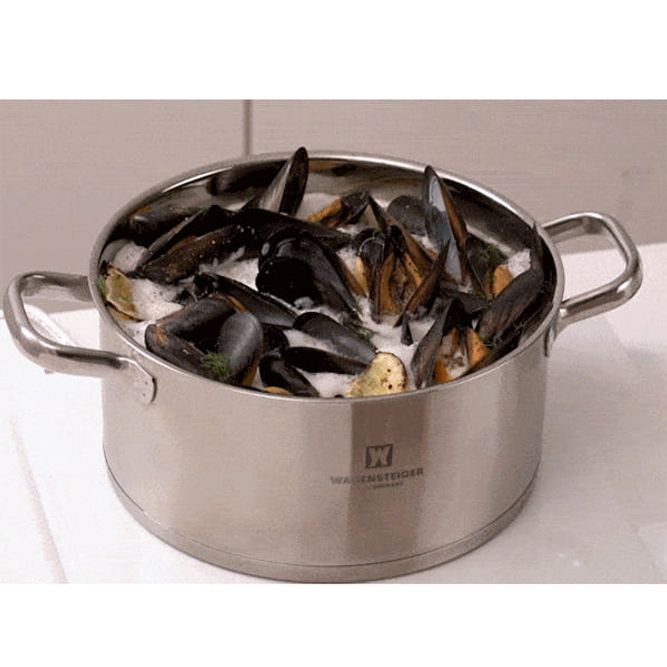 바겐슈타이거 스텐 냄비 IH 인덕션 국 찌개 라면 요리 양수 냄비 26cm