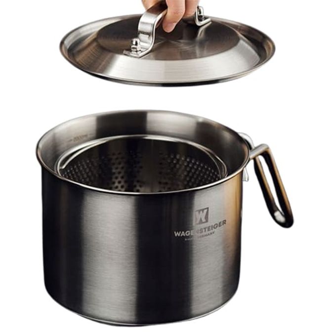 바겐슈타이거 멀티팟 파스타 국수 라면 튀김 인덕션 스텐 냄비 2.3L