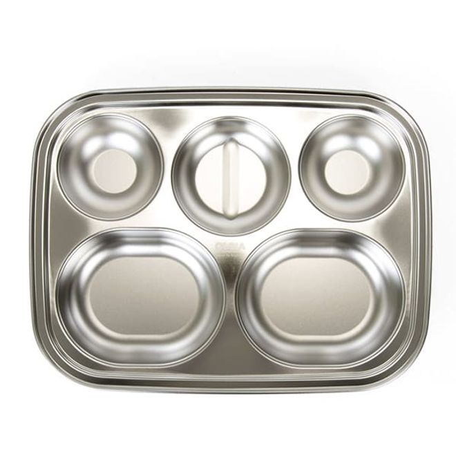 바겐슈타이거 스텐 식판 어린이집 유치원 유아 식기 급식판 중