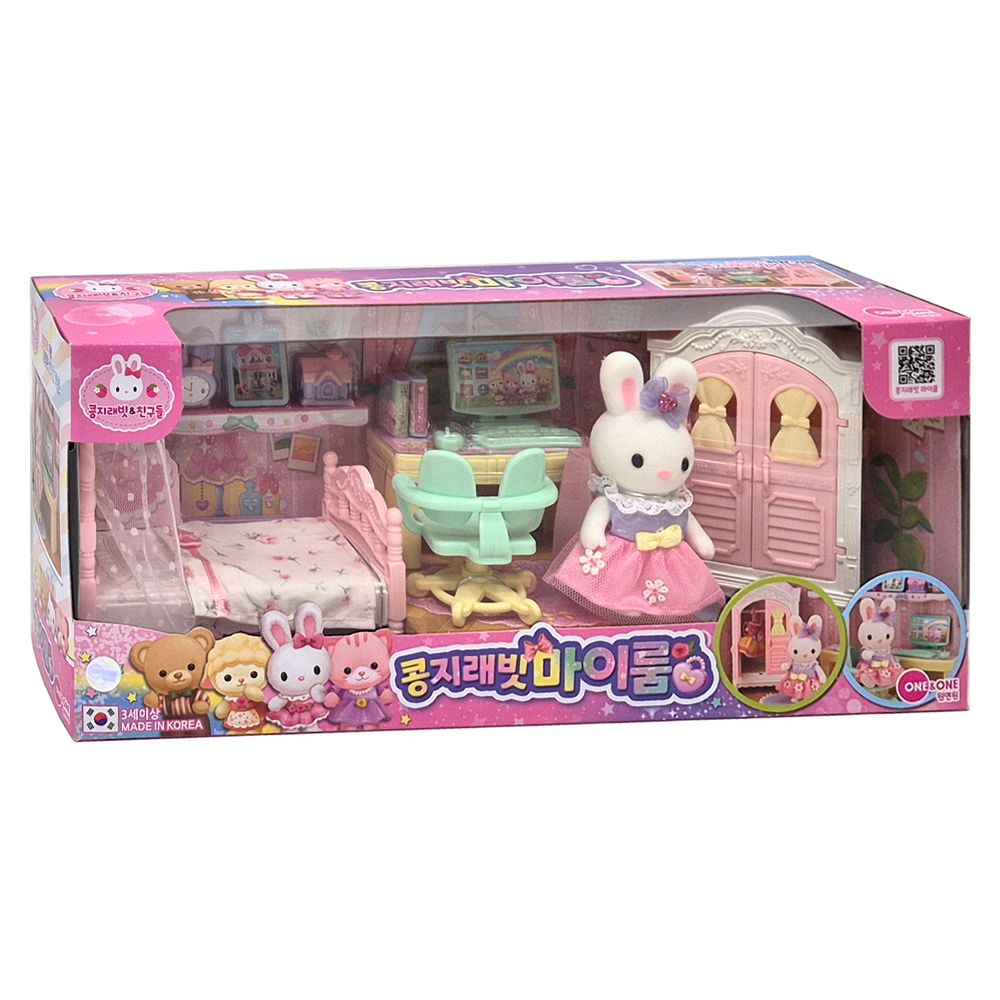 콩지래빗 마이룸 피규어 어린이 역할 놀이 인형 장난감