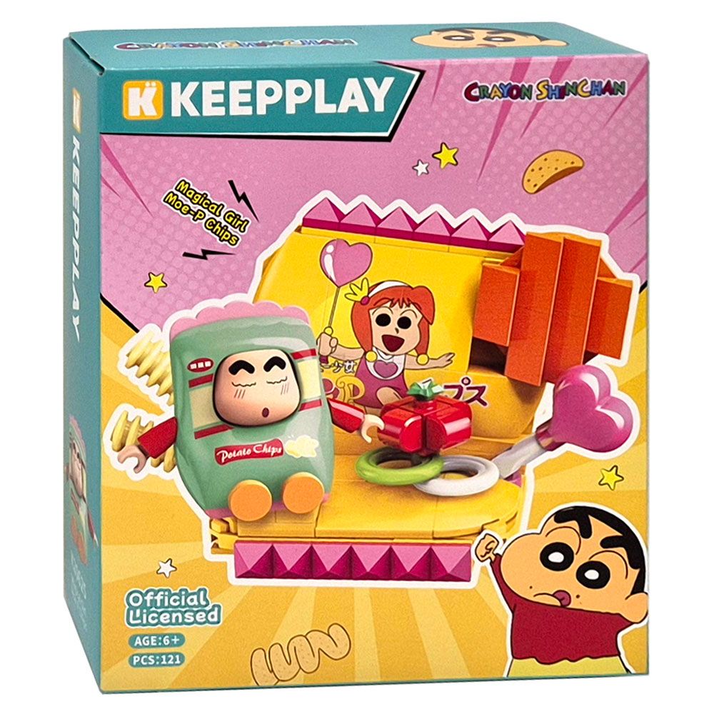 짱구는못말려 모에피 새우칩 블럭 장난감 어린이 블록 선물