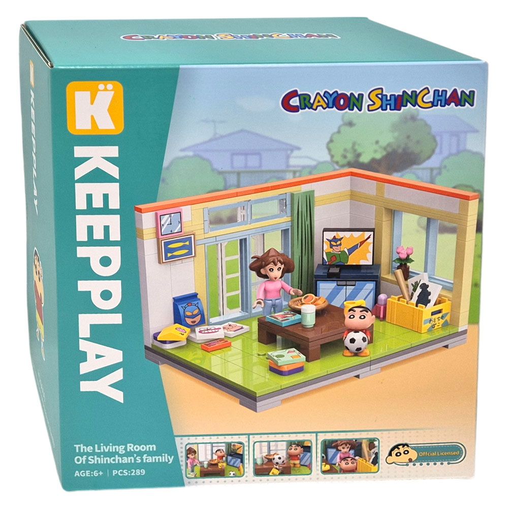 짱구는못말려 짱구네 거실 블럭 장난감 어린이 블록 선물