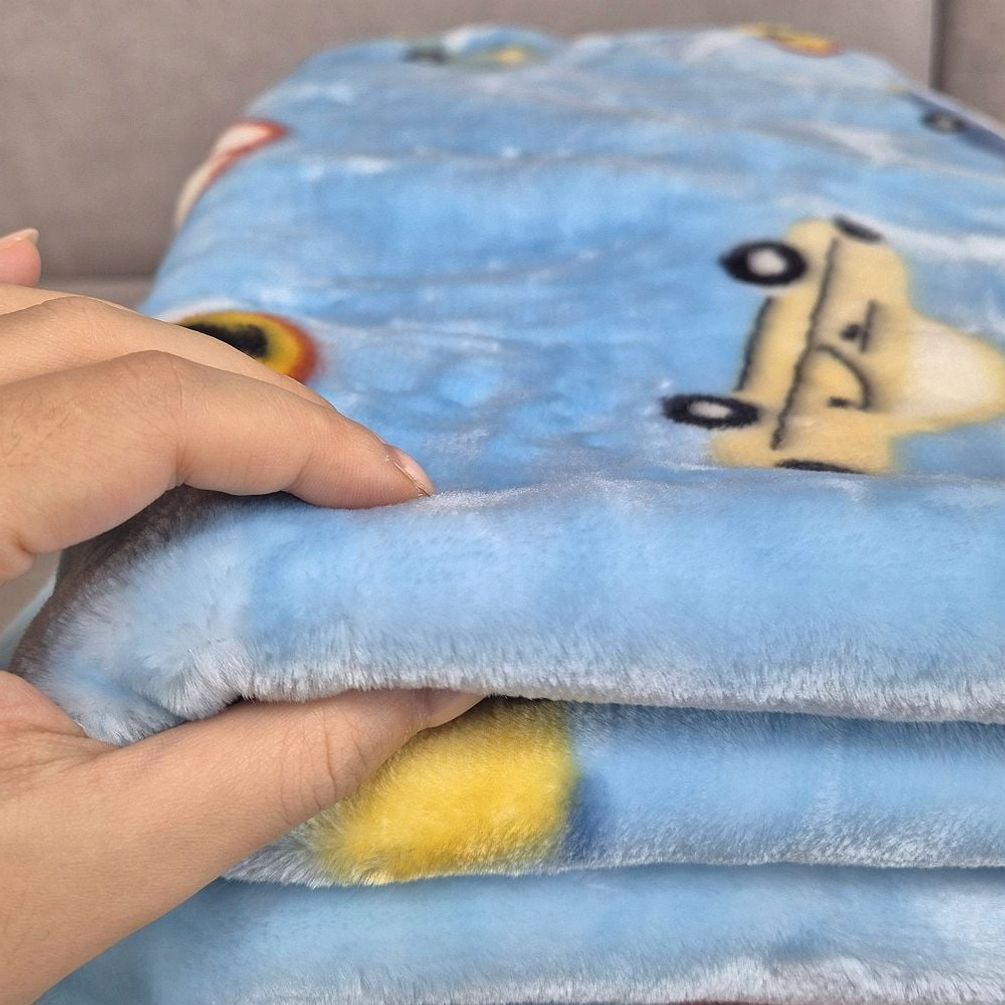 자동차 패턴 극세사 털담요 무릎담요 100X130cm 두툼한 겨울 담요