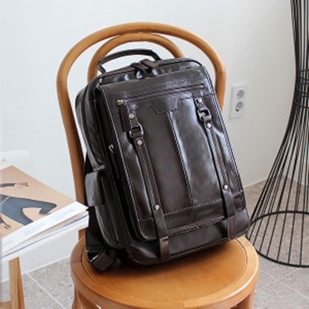 소가죽직장인백팩 비지니스 30대남자백팩