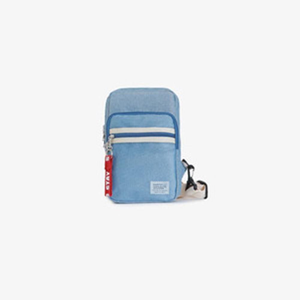 전면 매쉬포켓 핸드폰 키링 캐주얼 웨이스트백