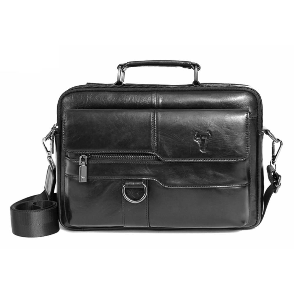 빈티지한멋 남성 직장인 소가죽 크로스백