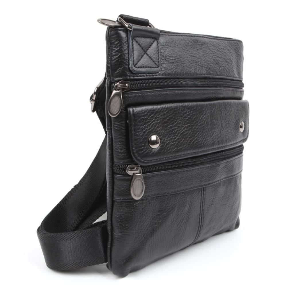 여행 핸드폰 고급가죽 남자미니크로스백