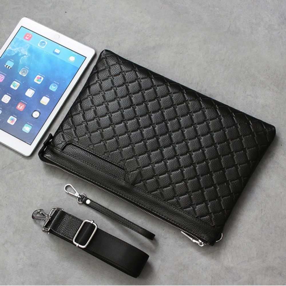 지퍼포켓 실용적인 여자 가죽크로스백