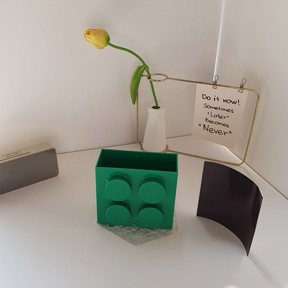 주방 수납 정리함 사각형 틈새 펜꽂이 소품 트레이