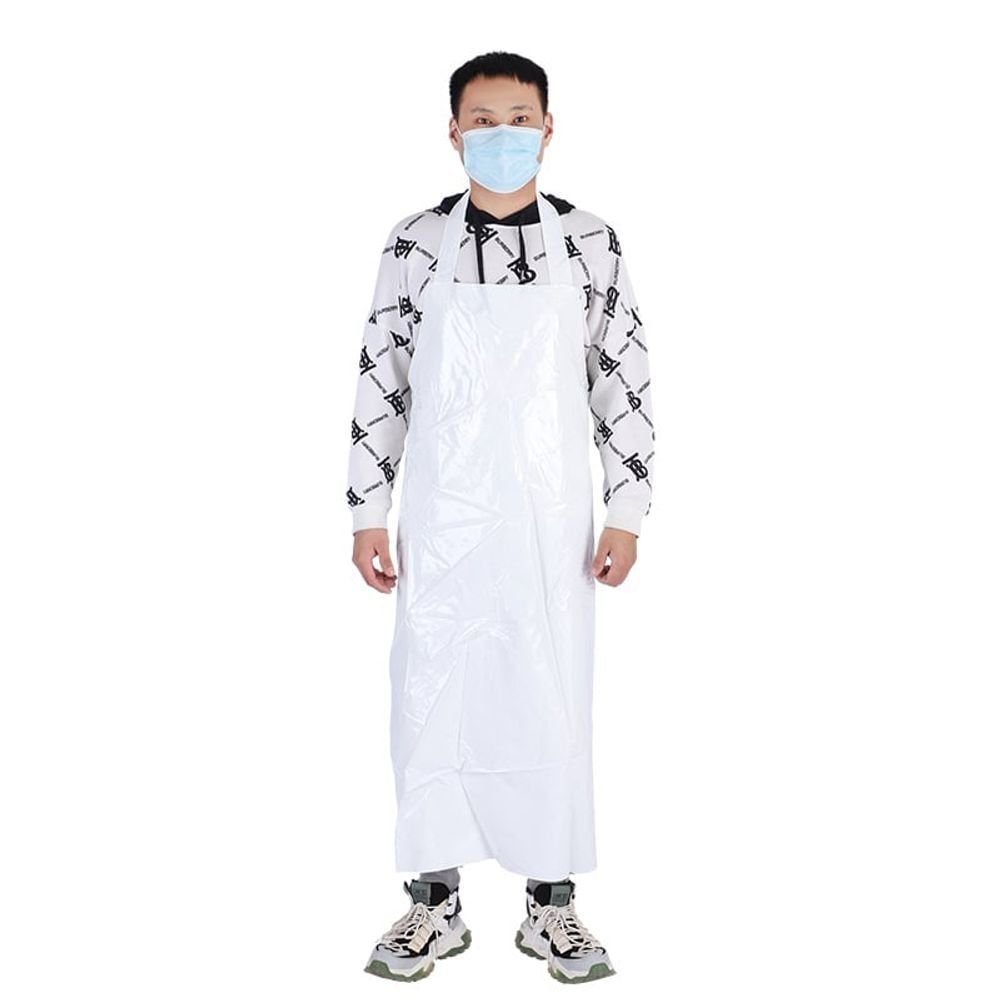 TPU 방수 앞치마 주방 식당 업소 작업 오염방지 롱앞치마