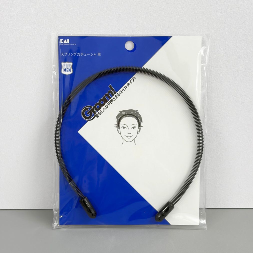 일본 카이 남여공용 귀 안아픈 스프링 헤어밴드