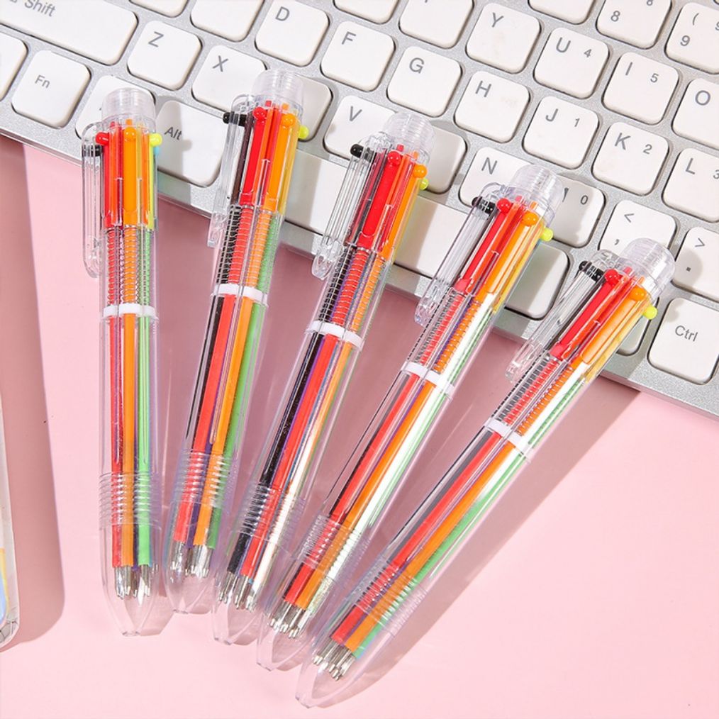 6색 멀티 컬러펜