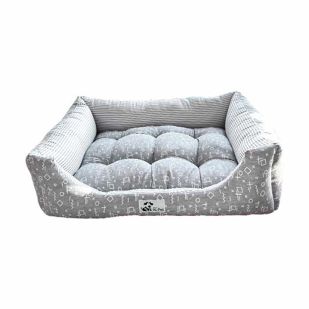 대진 큐브 프레임 반려동물 방석 (그레이)