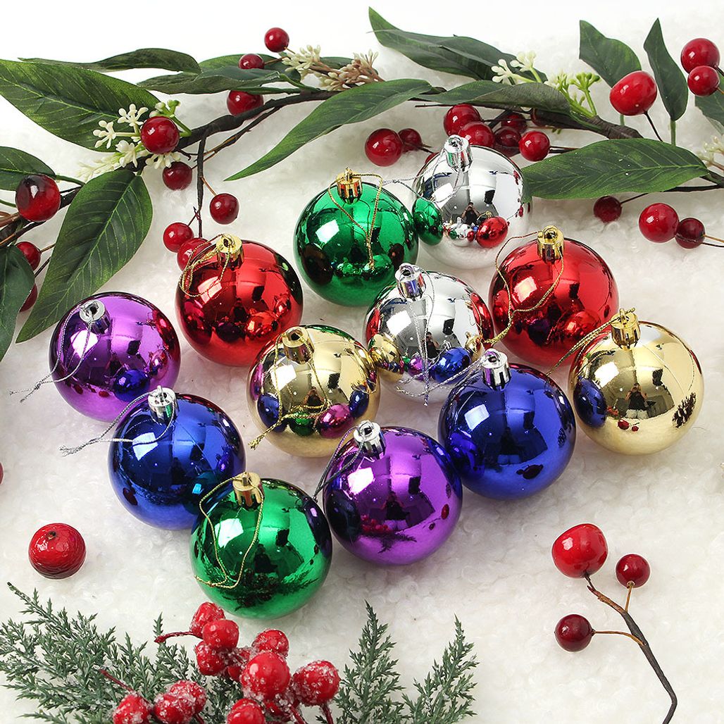 PrimeBulk 북유럽풍 혼합 유광볼 12p세트(6cm)