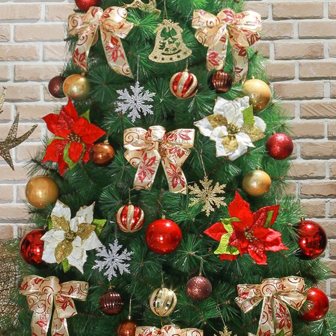 PrimeBulk 멀티 골드+레드 장식세트(210cm 트리용)