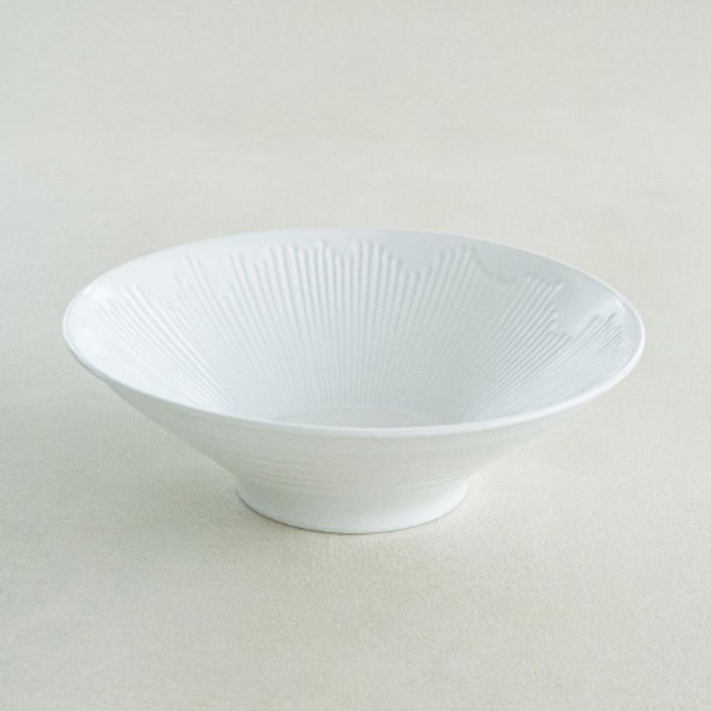 이천도자기 흰여울 원형 면기 2호 25.5cm 식기 그릇