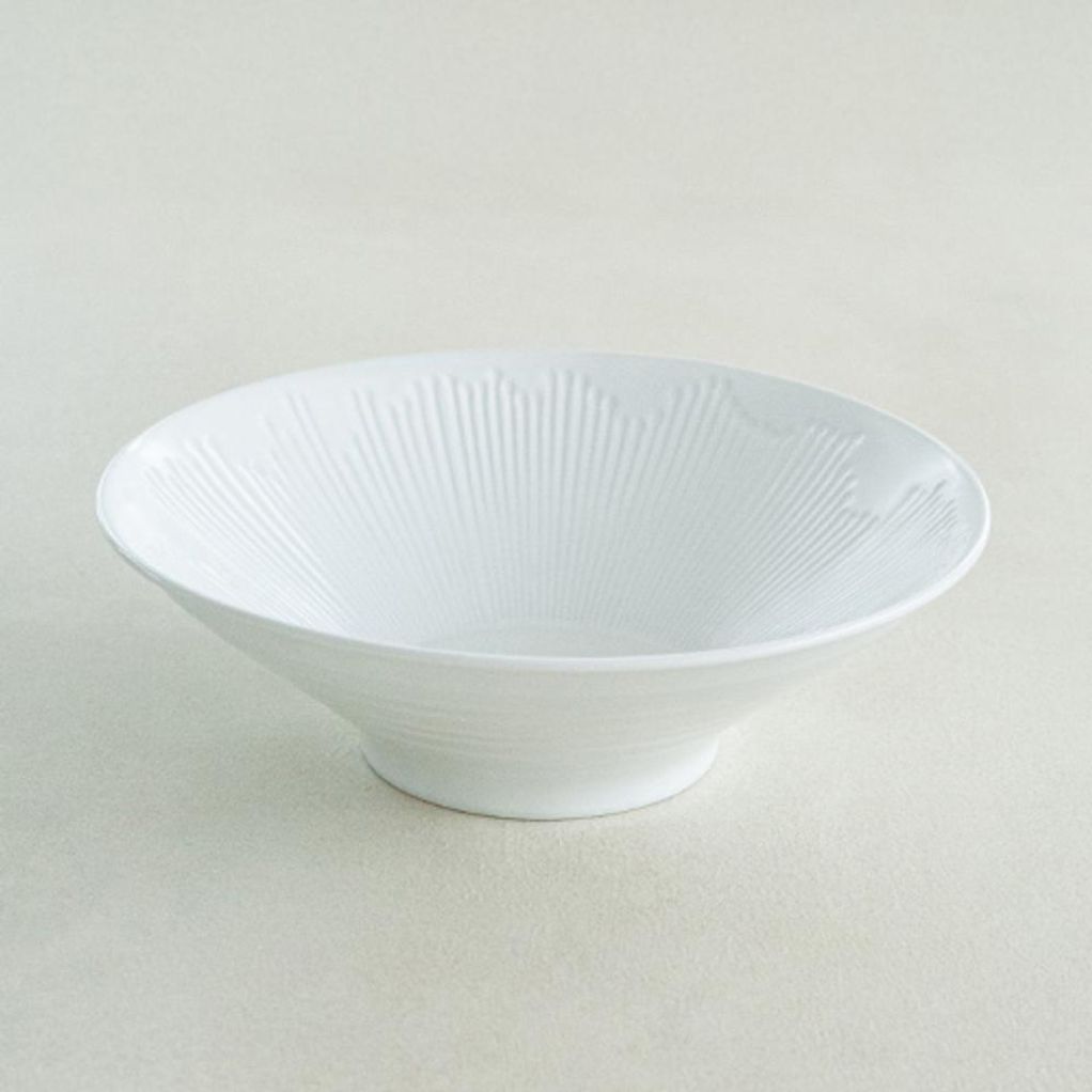 이천도자기 흰여울 원형 면기 1호 25.5cm 식기 그릇