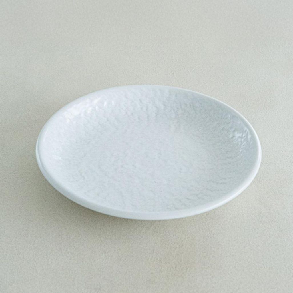 이천도자기 흰여울 원형 돌접시 1호 22cm 식기 그릇