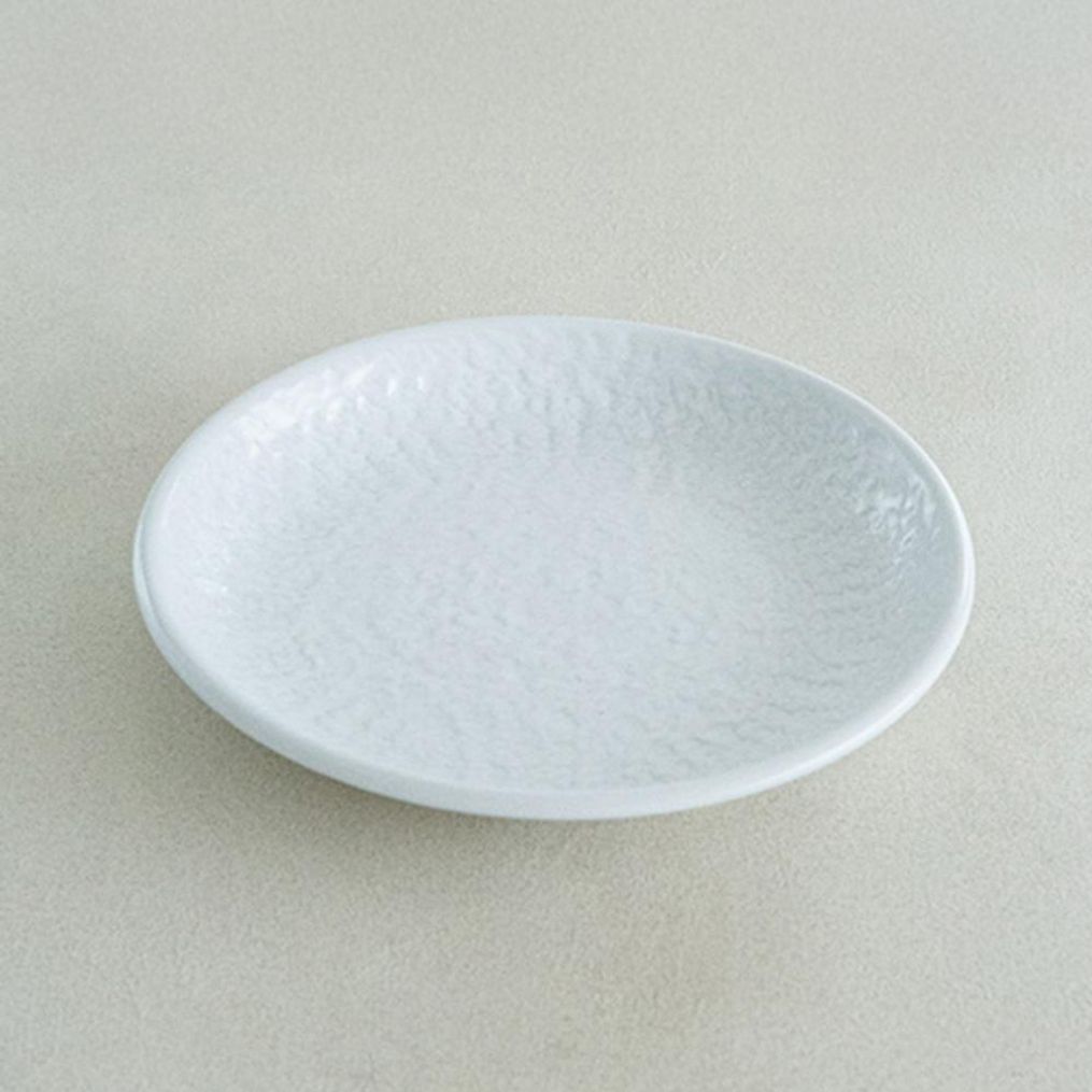 이천도자기 흰여울 원형 돌접시 2호 24.5cm 식기 그릇