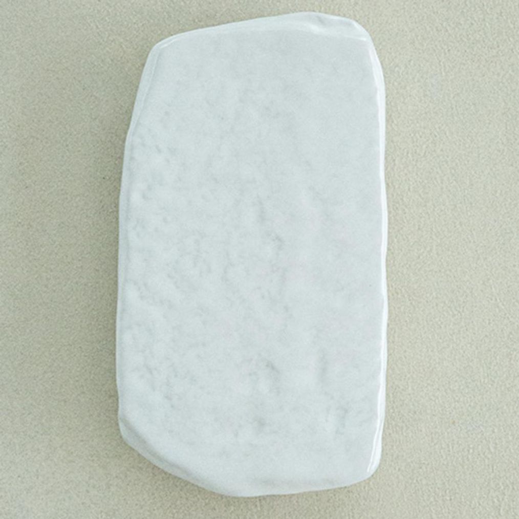 이천도자기 흰여울 돌도마 접시 23cm 식기 그릇 플레이팅