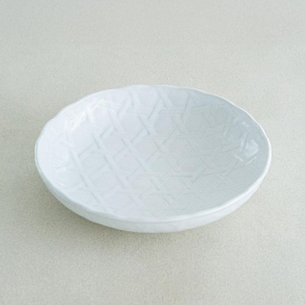 이천도자기 흰여울 바구니 접시 2호 29cm 식기 그릇 플레이트 대접시