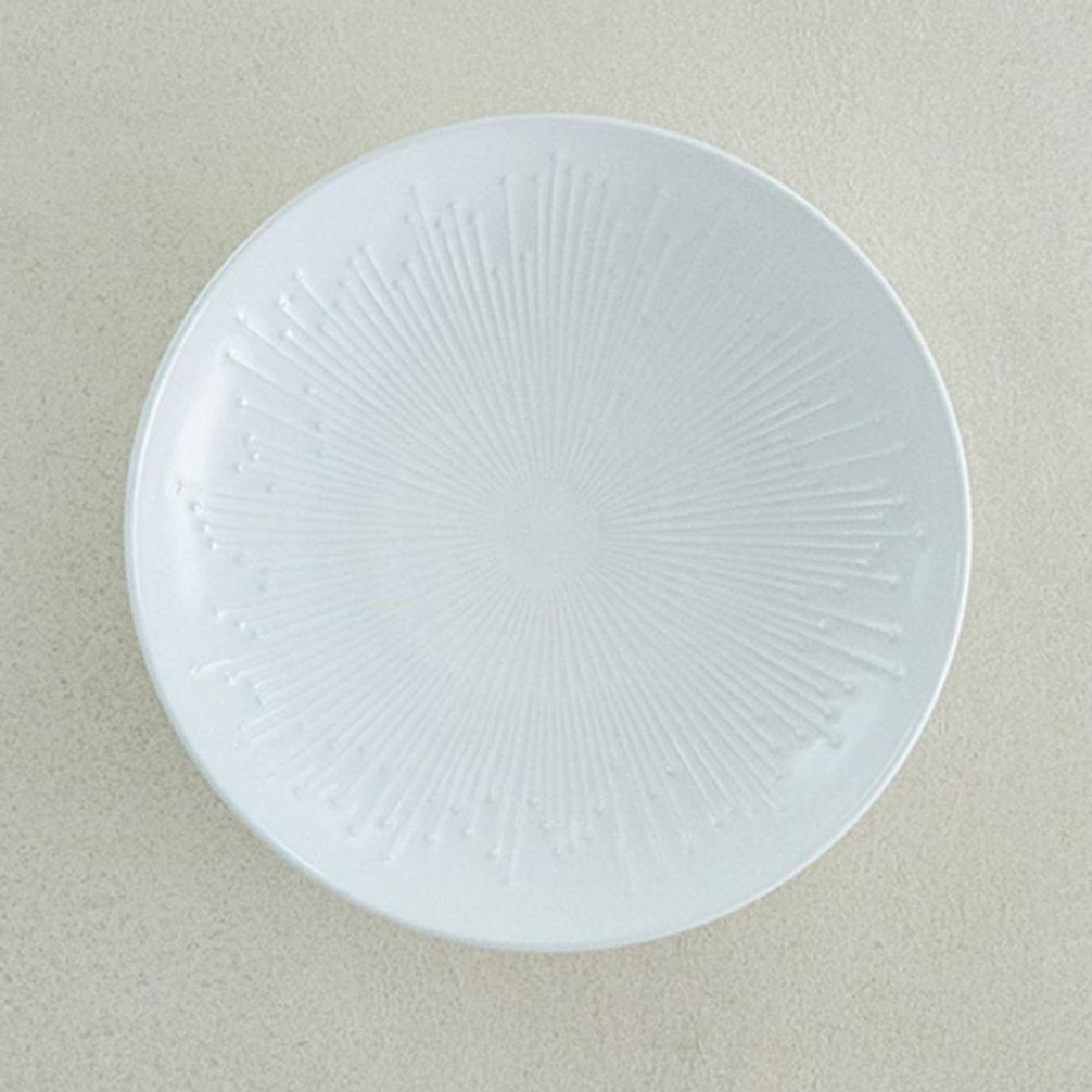 이천도자기 흰여울 오목접시 2호 24.5cm 식기 그릇 플레이트 대접시