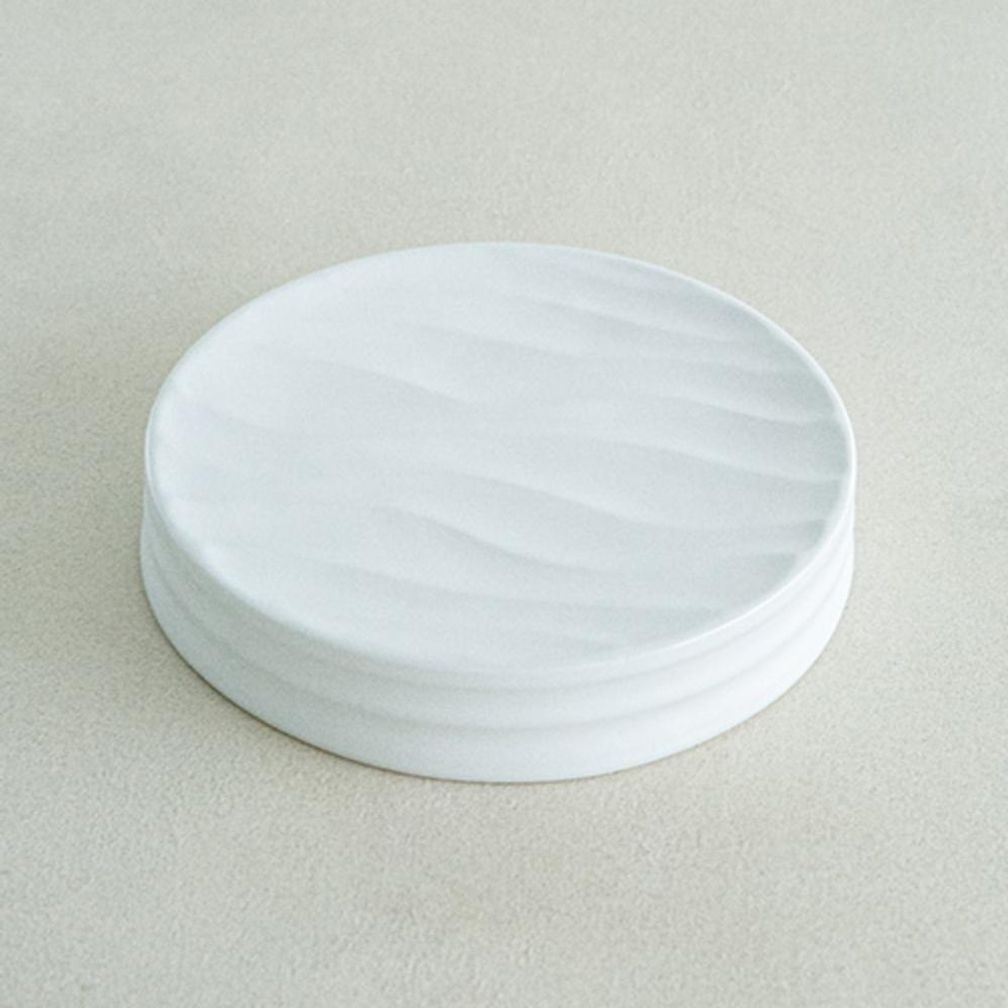 이천도자기 흰여울 원모듬 접시 1호 20cm 식기 그릇 플레이트 대접시