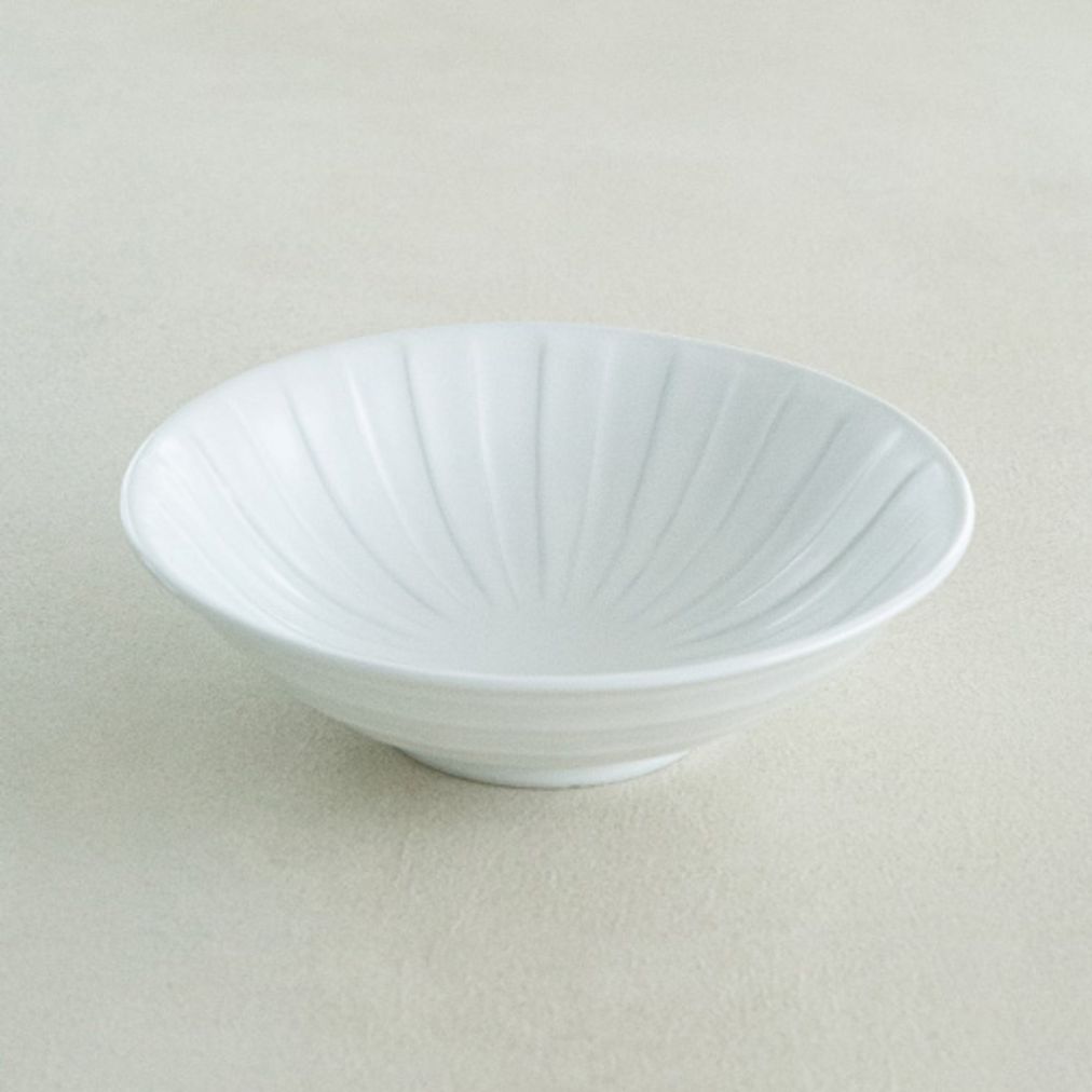 이천도자기 흰여울 원형 쿠프찬기 3호 18.5cm 식기 그릇 플레이트