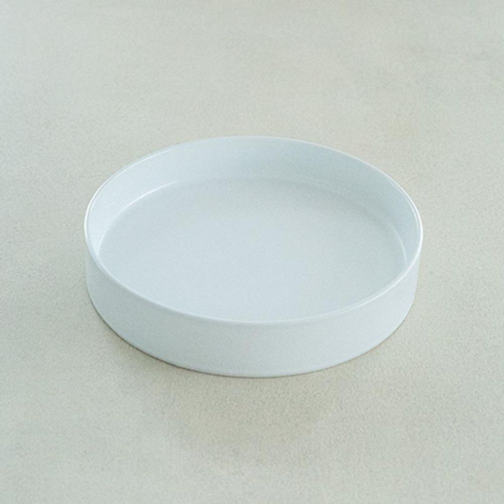 이천도자기 흰여울 원통찬기 14cm 식기 그릇 플레이트